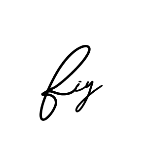 This is the best signature style for the Fiy name. Also you like these signature font (AmerikaSignatureDemo-Regular). Mix name signature. Fiy signature style 3 images and pictures png