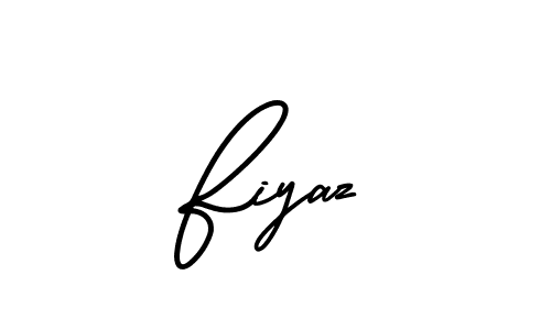 How to make Fiyaz name signature. Use AmerikaSignatureDemo-Regular style for creating short signs online. This is the latest handwritten sign. Fiyaz signature style 3 images and pictures png