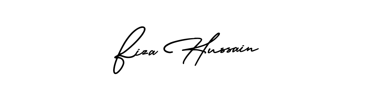 Best and Professional Signature Style for Fiza Hussain. AmerikaSignatureDemo-Regular Best Signature Style Collection. Fiza Hussain signature style 3 images and pictures png