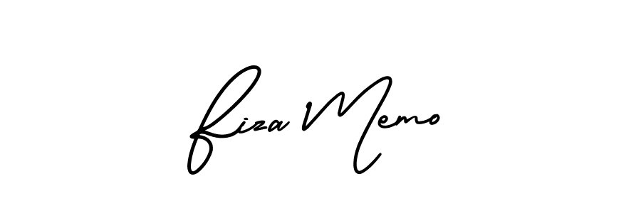 You can use this online signature creator to create a handwritten signature for the name Fiza Memo. This is the best online autograph maker. Fiza Memo signature style 3 images and pictures png