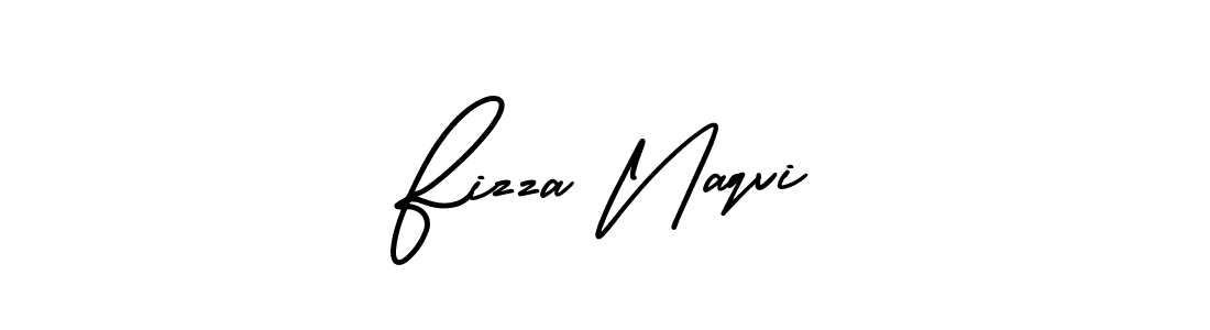Fizza Naqvi stylish signature style. Best Handwritten Sign (AmerikaSignatureDemo-Regular) for my name. Handwritten Signature Collection Ideas for my name Fizza Naqvi. Fizza Naqvi signature style 3 images and pictures png