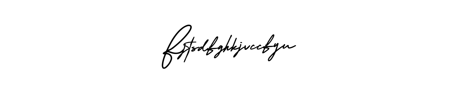 How to make Fjtsdfghkjvccfyu signature? AmerikaSignatureDemo-Regular is a professional autograph style. Create handwritten signature for Fjtsdfghkjvccfyu name. Fjtsdfghkjvccfyu signature style 3 images and pictures png