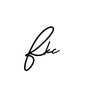 Also You can easily find your signature by using the search form. We will create Fkc name handwritten signature images for you free of cost using AmerikaSignatureDemo-Regular sign style. Fkc signature style 3 images and pictures png