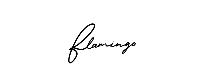 Make a beautiful signature design for name Flamingo. With this signature (AmerikaSignatureDemo-Regular) style, you can create a handwritten signature for free. Flamingo signature style 3 images and pictures png