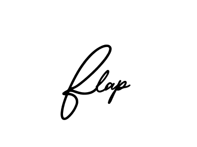 How to make Flap name signature. Use AmerikaSignatureDemo-Regular style for creating short signs online. This is the latest handwritten sign. Flap signature style 3 images and pictures png