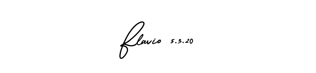 Once you've used our free online signature maker to create your best signature AmerikaSignatureDemo-Regular style, it's time to enjoy all of the benefits that Flavio 5.3.20 name signing documents. Flavio 5.3.20 signature style 3 images and pictures png