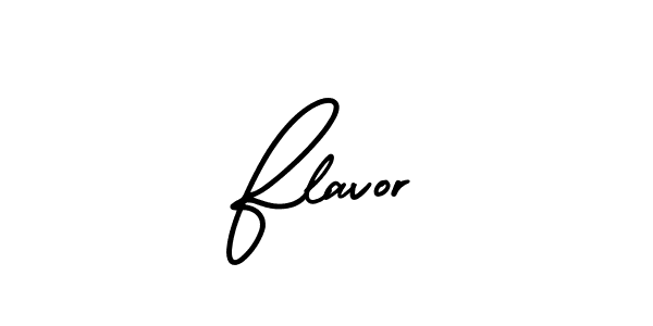 How to make Flavor name signature. Use AmerikaSignatureDemo-Regular style for creating short signs online. This is the latest handwritten sign. Flavor signature style 3 images and pictures png