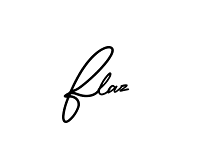 How to make Flaz signature? AmerikaSignatureDemo-Regular is a professional autograph style. Create handwritten signature for Flaz name. Flaz signature style 3 images and pictures png