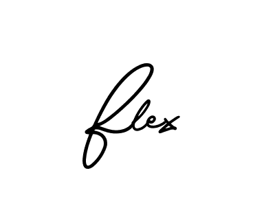 Flex stylish signature style. Best Handwritten Sign (AmerikaSignatureDemo-Regular) for my name. Handwritten Signature Collection Ideas for my name Flex. Flex signature style 3 images and pictures png