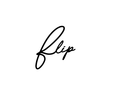 How to Draw Flip signature style? AmerikaSignatureDemo-Regular is a latest design signature styles for name Flip. Flip signature style 3 images and pictures png