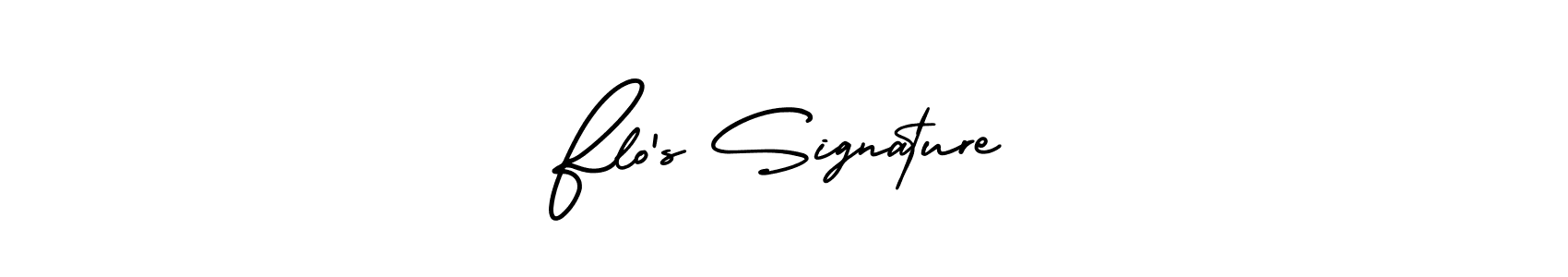 Design your own signature with our free online signature maker. With this signature software, you can create a handwritten (AmerikaSignatureDemo-Regular) signature for name Flo’s Signature. Flo’s Signature signature style 3 images and pictures png