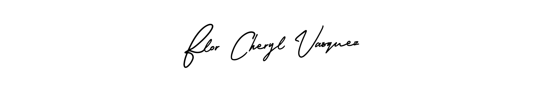 How to Draw Flor Cheryl Vasquez signature style? AmerikaSignatureDemo-Regular is a latest design signature styles for name Flor Cheryl Vasquez. Flor Cheryl Vasquez signature style 3 images and pictures png