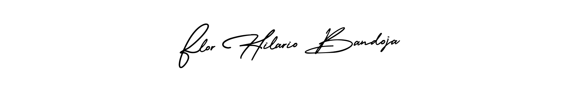 Also we have Flor Hilario Bandoja name is the best signature style. Create professional handwritten signature collection using AmerikaSignatureDemo-Regular autograph style. Flor Hilario Bandoja signature style 3 images and pictures png