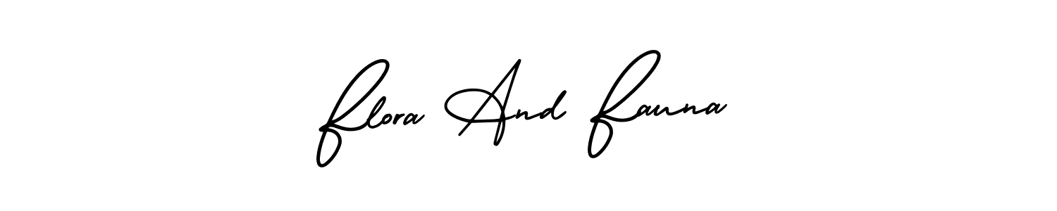 The best way (AmerikaSignatureDemo-Regular) to make a short signature is to pick only two or three words in your name. The name Flora And Fauna include a total of six letters. For converting this name. Flora And Fauna signature style 3 images and pictures png