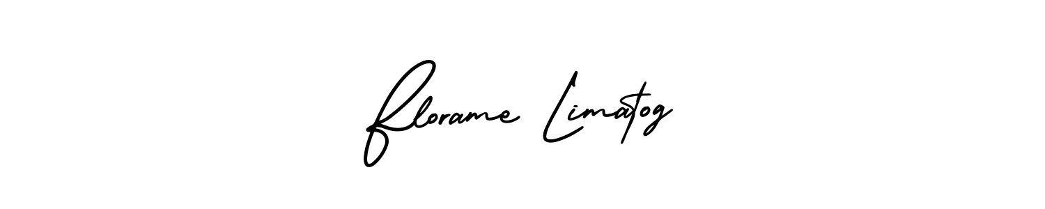 Also we have Florame Limatog name is the best signature style. Create professional handwritten signature collection using AmerikaSignatureDemo-Regular autograph style. Florame Limatog signature style 3 images and pictures png