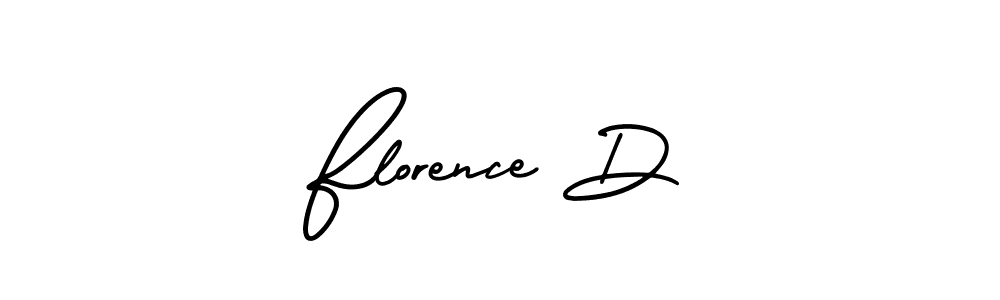 Also we have Florence D name is the best signature style. Create professional handwritten signature collection using AmerikaSignatureDemo-Regular autograph style. Florence D signature style 3 images and pictures png