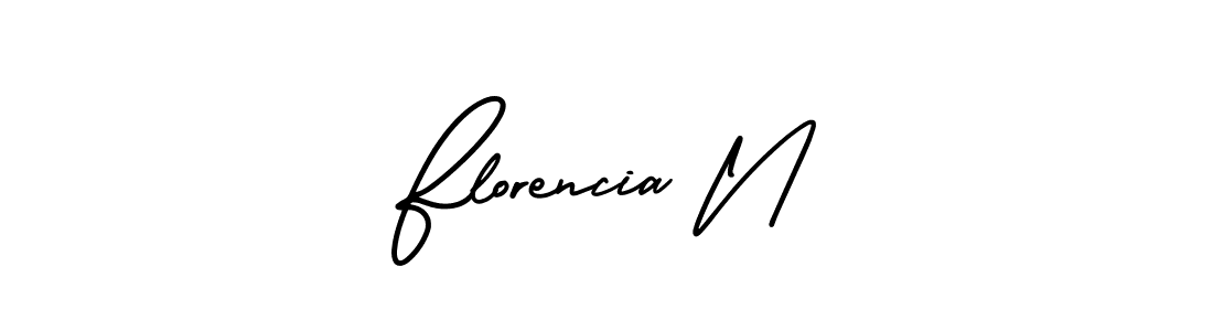 Best and Professional Signature Style for Florencia N. AmerikaSignatureDemo-Regular Best Signature Style Collection. Florencia N signature style 3 images and pictures png
