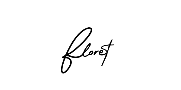 Best and Professional Signature Style for Floret. AmerikaSignatureDemo-Regular Best Signature Style Collection. Floret signature style 3 images and pictures png