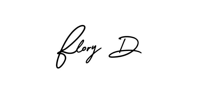 if you are searching for the best signature style for your name Flory D. so please give up your signature search. here we have designed multiple signature styles  using AmerikaSignatureDemo-Regular. Flory D signature style 3 images and pictures png