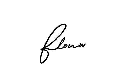 You should practise on your own different ways (AmerikaSignatureDemo-Regular) to write your name (Flouw) in signature. don't let someone else do it for you. Flouw signature style 3 images and pictures png