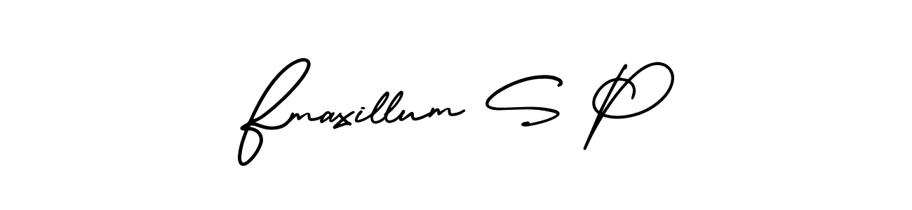 AmerikaSignatureDemo-Regular is a professional signature style that is perfect for those who want to add a touch of class to their signature. It is also a great choice for those who want to make their signature more unique. Get Fmaxillum S P name to fancy signature for free. Fmaxillum S P signature style 3 images and pictures png