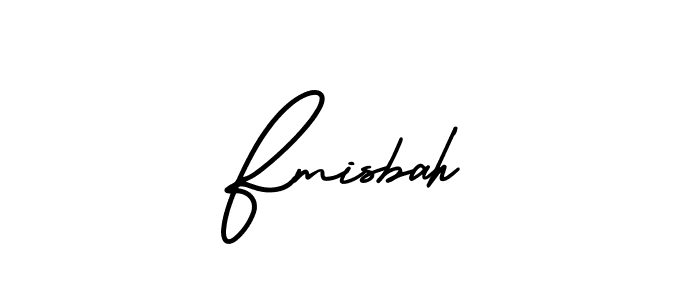 How to make Fmisbah signature? AmerikaSignatureDemo-Regular is a professional autograph style. Create handwritten signature for Fmisbah name. Fmisbah signature style 3 images and pictures png