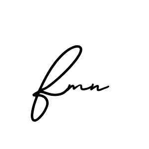 Design your own signature with our free online signature maker. With this signature software, you can create a handwritten (AmerikaSignatureDemo-Regular) signature for name Fmn. Fmn signature style 3 images and pictures png