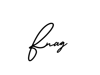 Make a beautiful signature design for name Fnag. With this signature (AmerikaSignatureDemo-Regular) style, you can create a handwritten signature for free. Fnag signature style 3 images and pictures png