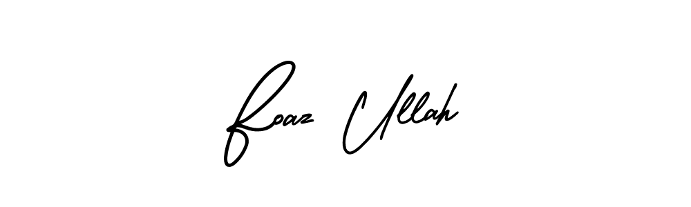 Also You can easily find your signature by using the search form. We will create Foaz Ullah name handwritten signature images for you free of cost using AmerikaSignatureDemo-Regular sign style. Foaz Ullah signature style 3 images and pictures png