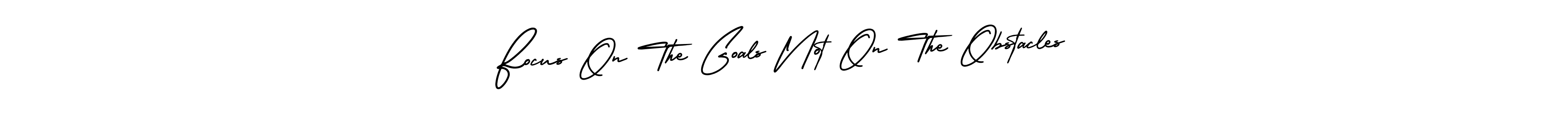 if you are searching for the best signature style for your name Focus On The Goals Not On The Obstacles. so please give up your signature search. here we have designed multiple signature styles  using AmerikaSignatureDemo-Regular. Focus On The Goals Not On The Obstacles signature style 3 images and pictures png