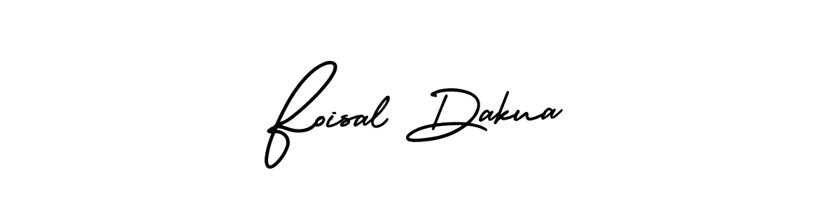 How to Draw Foisal Dakua signature style? AmerikaSignatureDemo-Regular is a latest design signature styles for name Foisal Dakua. Foisal Dakua signature style 3 images and pictures png