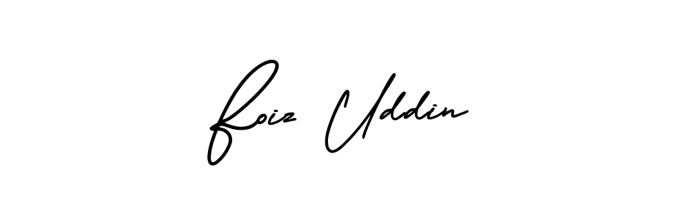 Foiz Uddin stylish signature style. Best Handwritten Sign (AmerikaSignatureDemo-Regular) for my name. Handwritten Signature Collection Ideas for my name Foiz Uddin. Foiz Uddin signature style 3 images and pictures png