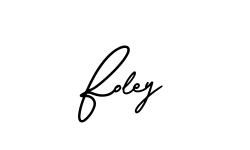 Foley stylish signature style. Best Handwritten Sign (AmerikaSignatureDemo-Regular) for my name. Handwritten Signature Collection Ideas for my name Foley. Foley signature style 3 images and pictures png