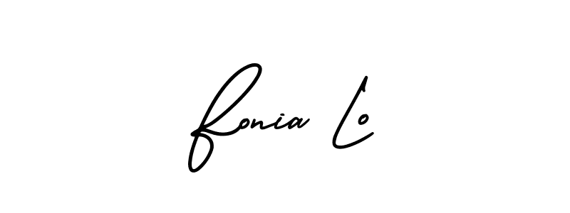 Similarly AmerikaSignatureDemo-Regular is the best handwritten signature design. Signature creator online .You can use it as an online autograph creator for name Fonia Lo. Fonia Lo signature style 3 images and pictures png