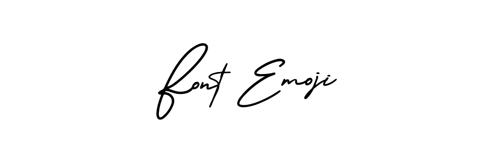 It looks lik you need a new signature style for name Font Emoji. Design unique handwritten (AmerikaSignatureDemo-Regular) signature with our free signature maker in just a few clicks. Font Emoji signature style 3 images and pictures png