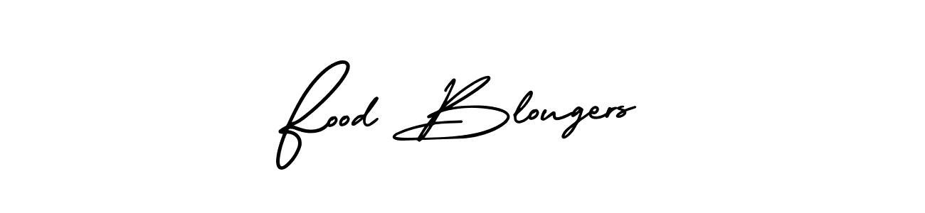 Make a short Food Blougers signature style. Manage your documents anywhere anytime using AmerikaSignatureDemo-Regular. Create and add eSignatures, submit forms, share and send files easily. Food Blougers signature style 3 images and pictures png