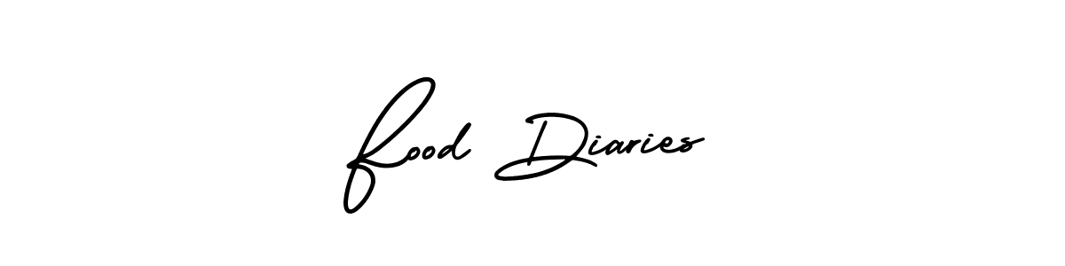 Check out images of Autograph of Food Diaries name. Actor Food Diaries Signature Style. AmerikaSignatureDemo-Regular is a professional sign style online. Food Diaries signature style 3 images and pictures png