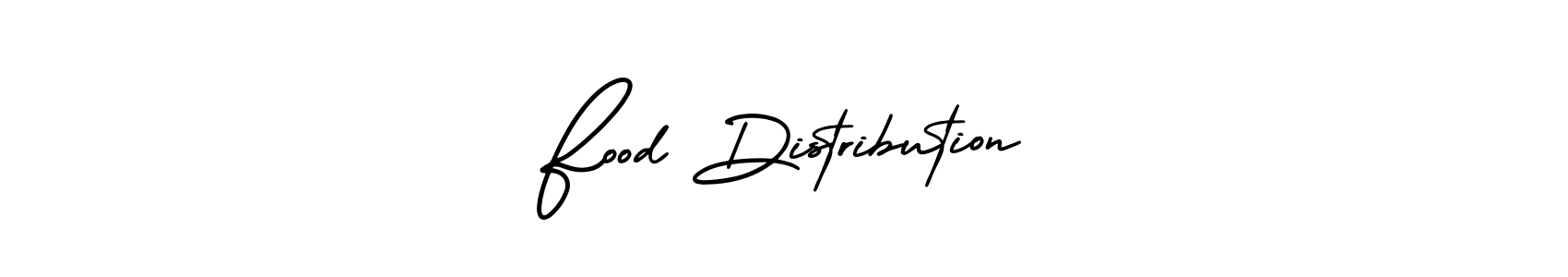 Design your own signature with our free online signature maker. With this signature software, you can create a handwritten (AmerikaSignatureDemo-Regular) signature for name Food Distribution. Food Distribution signature style 3 images and pictures png