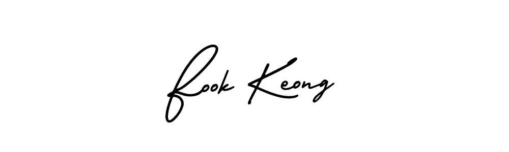 How to make Fook Keong signature? AmerikaSignatureDemo-Regular is a professional autograph style. Create handwritten signature for Fook Keong name. Fook Keong signature style 3 images and pictures png