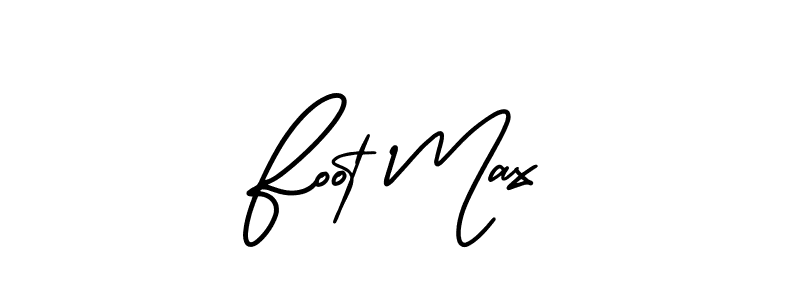 Design your own signature with our free online signature maker. With this signature software, you can create a handwritten (AmerikaSignatureDemo-Regular) signature for name Foot Max. Foot Max signature style 3 images and pictures png