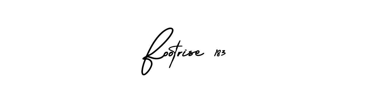 Design your own signature with our free online signature maker. With this signature software, you can create a handwritten (AmerikaSignatureDemo-Regular) signature for name Footrise 183. Footrise 183 signature style 3 images and pictures png
