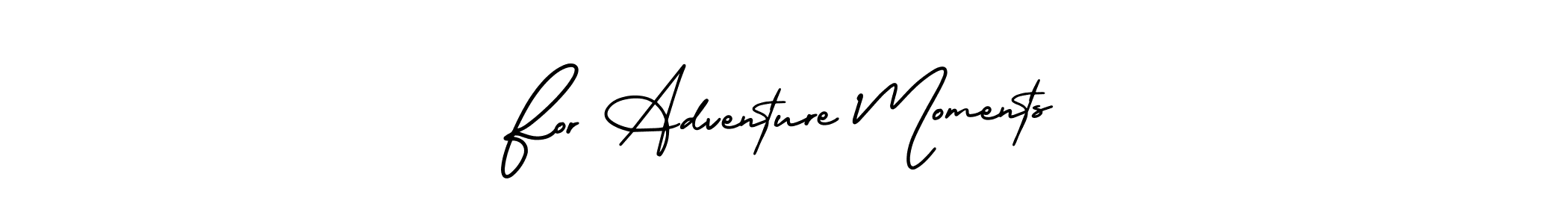 This is the best signature style for the For Adventure Moments name. Also you like these signature font (AmerikaSignatureDemo-Regular). Mix name signature. For Adventure Moments signature style 3 images and pictures png