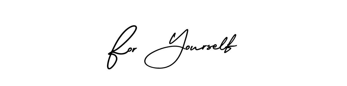 Once you've used our free online signature maker to create your best signature AmerikaSignatureDemo-Regular style, it's time to enjoy all of the benefits that For Yourself name signing documents. For Yourself signature style 3 images and pictures png