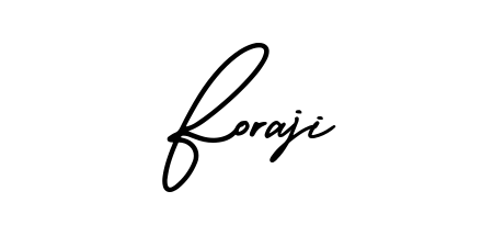 Create an unforgettable impression when signing with Foraji name styled in AmerikaSignatureDemo-Regular typography. 100% free online generator. Foraji signature style 3 images and pictures png