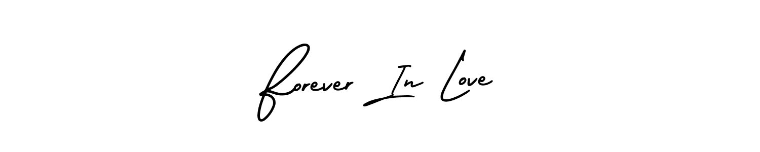 How to make Forever In Love signature? AmerikaSignatureDemo-Regular is a professional autograph style. Create handwritten signature for Forever In Love name. Forever In Love signature style 3 images and pictures png