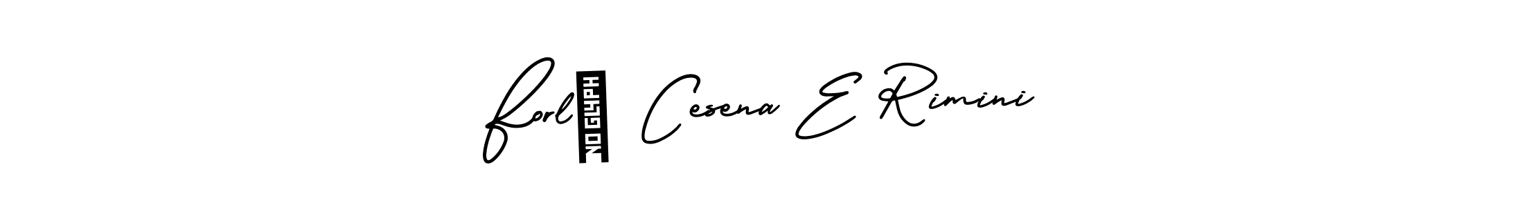 How to make Forlì Cesena E Rimini name signature. Use AmerikaSignatureDemo-Regular style for creating short signs online. This is the latest handwritten sign. Forlì Cesena E Rimini signature style 3 images and pictures png