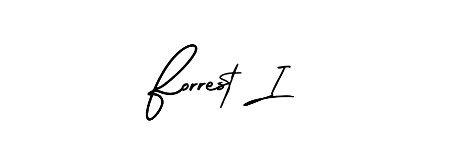 Make a beautiful signature design for name Forrest I. With this signature (AmerikaSignatureDemo-Regular) style, you can create a handwritten signature for free. Forrest I signature style 3 images and pictures png