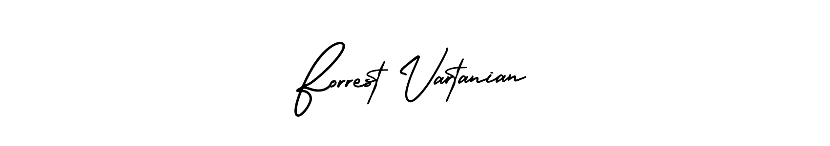 Use a signature maker to create a handwritten signature online. With this signature software, you can design (AmerikaSignatureDemo-Regular) your own signature for name Forrest Vartanian. Forrest Vartanian signature style 3 images and pictures png