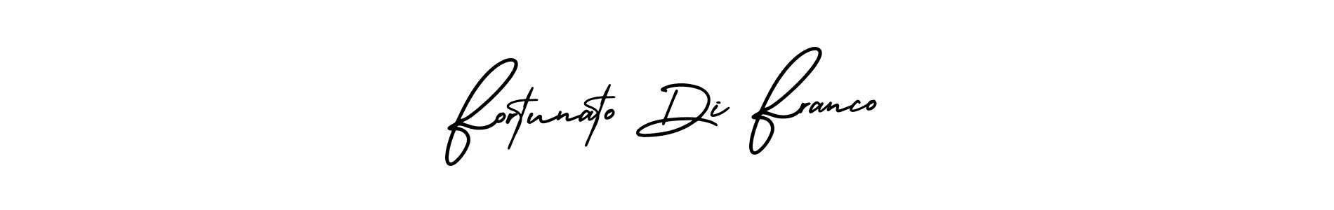 Create a beautiful signature design for name Fortunato Di Franco. With this signature (AmerikaSignatureDemo-Regular) fonts, you can make a handwritten signature for free. Fortunato Di Franco signature style 3 images and pictures png