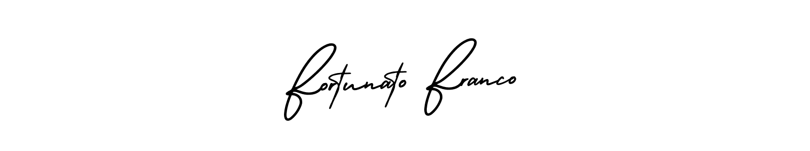 Make a short Fortunato Franco signature style. Manage your documents anywhere anytime using AmerikaSignatureDemo-Regular. Create and add eSignatures, submit forms, share and send files easily. Fortunato Franco signature style 3 images and pictures png